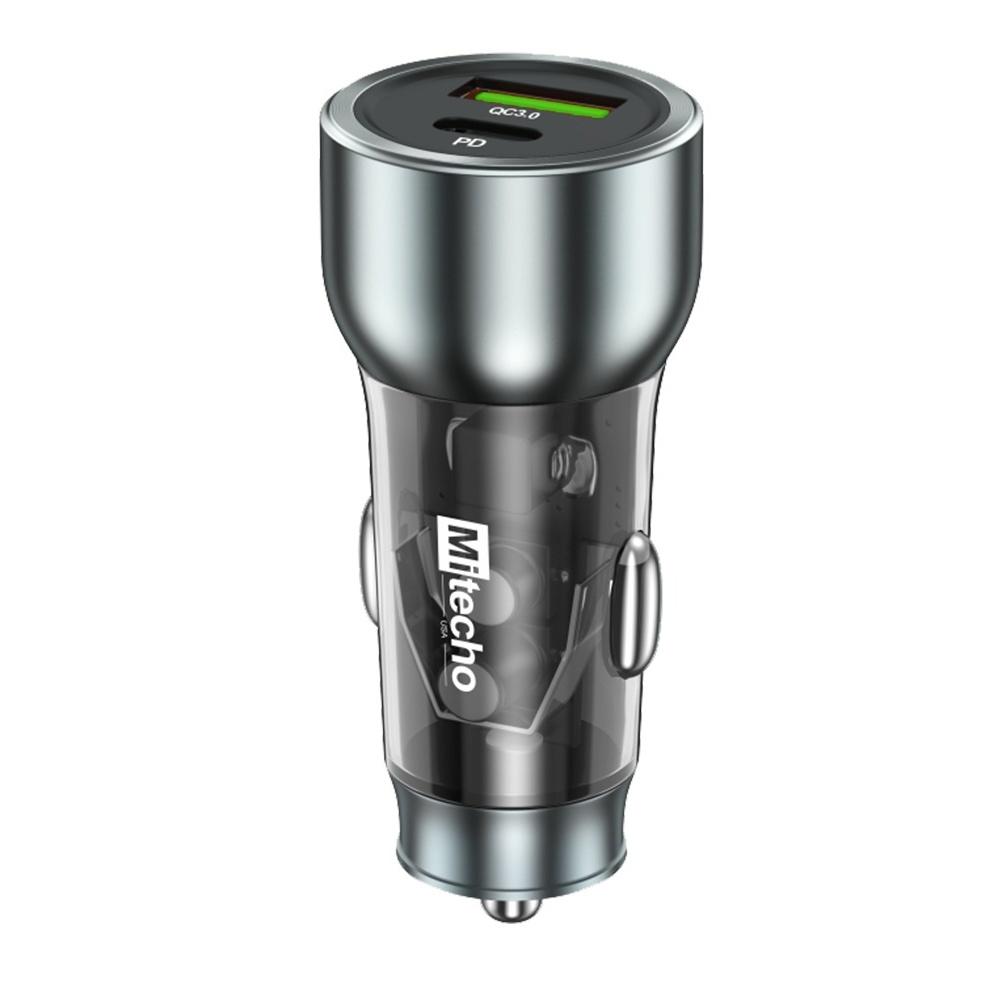 

Techo 52.5W Fast Car Charger Dual USB Ports Fast Car Power Adapter PD38W iPhone 15 Car Charger Fast Charging Samsung 25W Car USB Plug for Samsung iPh