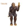 Middle Finger Sasquatch Figurine Resin Scissors Hands Savage Statue Sculpture Home Office Indoor Outdoor Garden Decoration Ornament
