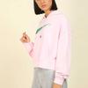 Nike Women's Casual Short Hoodie Sweatshirt in Pink