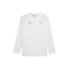 Downtown Striped DARE To Long Sleeve Tee T Shirt Men's White 627991-02