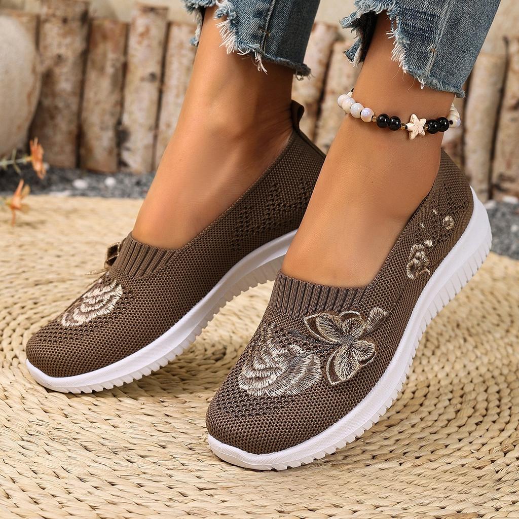 Schoenen Zomer Ademende Sandalen Dames Sneakers Antislip Zachte Zool, Casual Schoenen Wandelschoenen