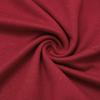 Solid Color Slim Fit Round Neck Shirred Mini Dress - European & American Women's Autumn/Winter Collection