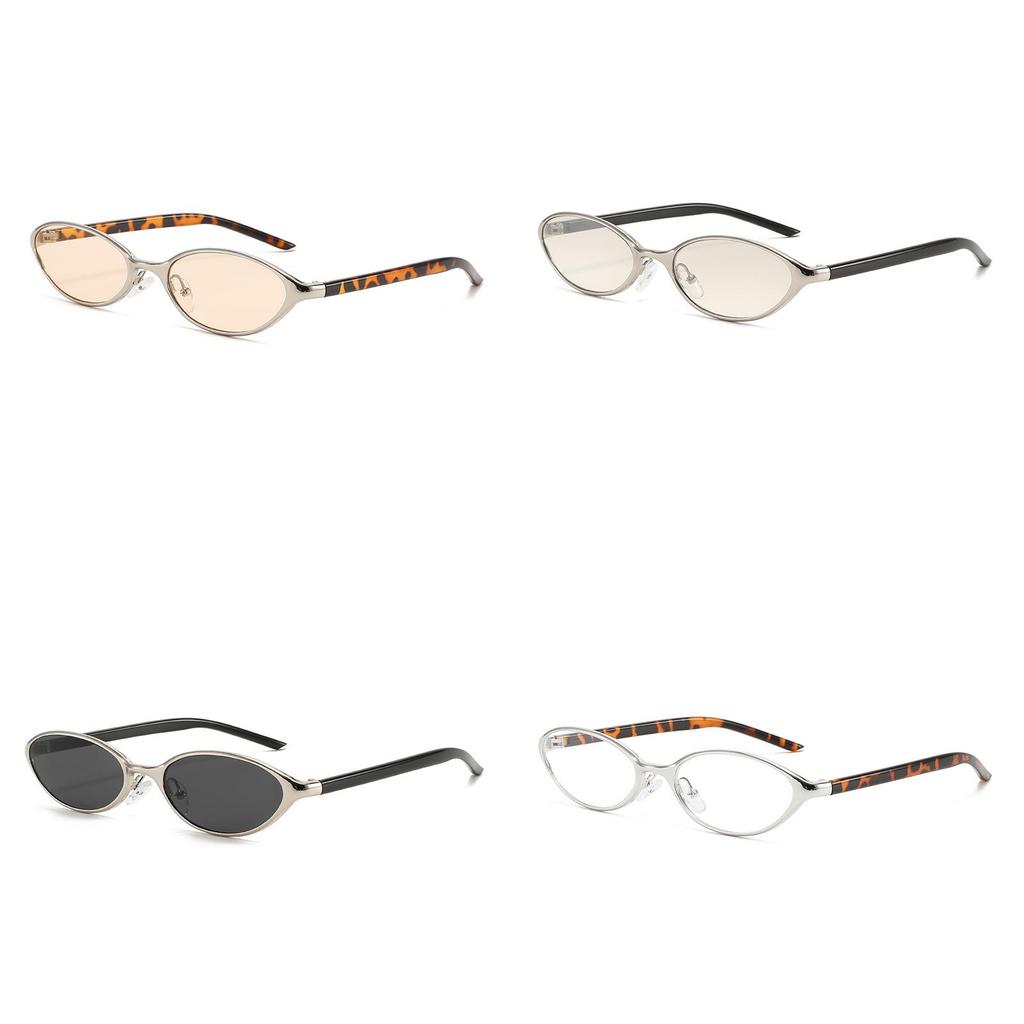Elliptical Sun Glasses For Women Men Uv400 Anti Uv Stylish Outerwear Mens Fashion Accessories
