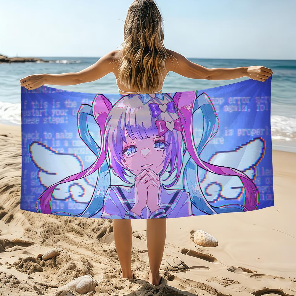 

Classic Game N-Needy Streamer Overload Towel Beach Towel Oversized Quick Dry Towel Absorbent Soft Swim BeachTowels for Men Women W40*H60(CM)