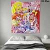 Pretty Cure Wall Tapestry Aesthetic Wall Hanging Printed Fabric Blanket Decorative Tapestries for Bedroom Living Room Home Decor