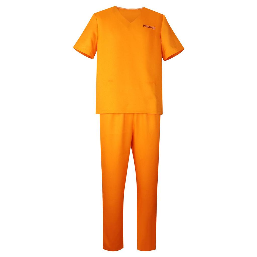 Orange Prison Inmate Halloween Costume - Adult & Child Role Play Outfit