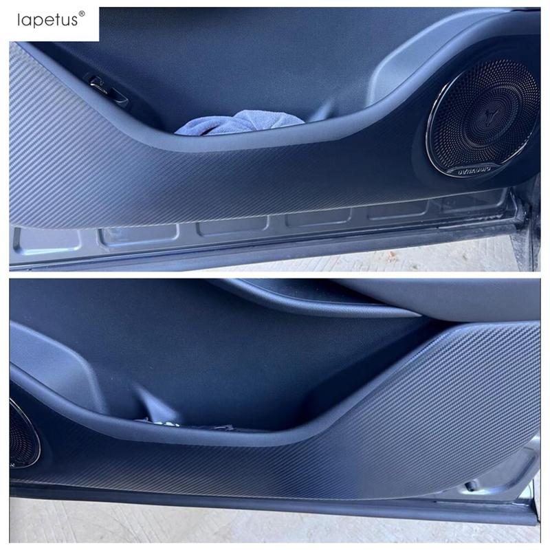 Car Door Anti Kick Pad Side Edge Film Protection Carbon Fiber Stickers Accessories Interior For Dongfeng Voyah Free  - 2024