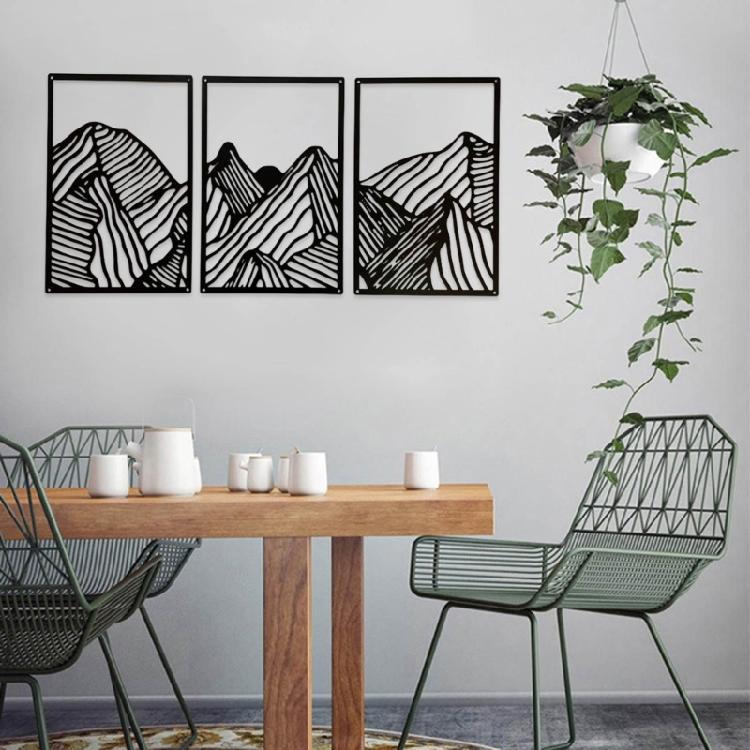 Metal Wall Hangings Pendants Create Stylishs Atmospheres for Bedroom Decors