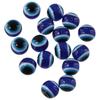 150pcs Round Blue Resin Beads Blue Handmade Resin Beads Eye Shape Beads  Home Decoration