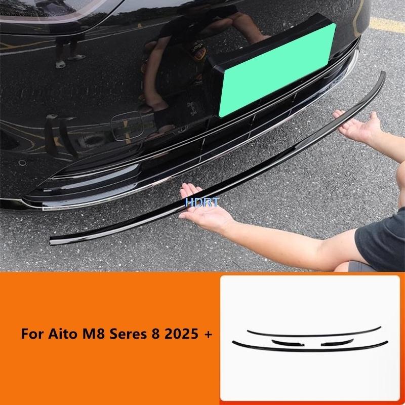 Car Style Front Bumper Rear Lip Body Trim Auto Part Protector Decoration Accessories Exterior Sticker For Aito M8 Seres 8 2025 +