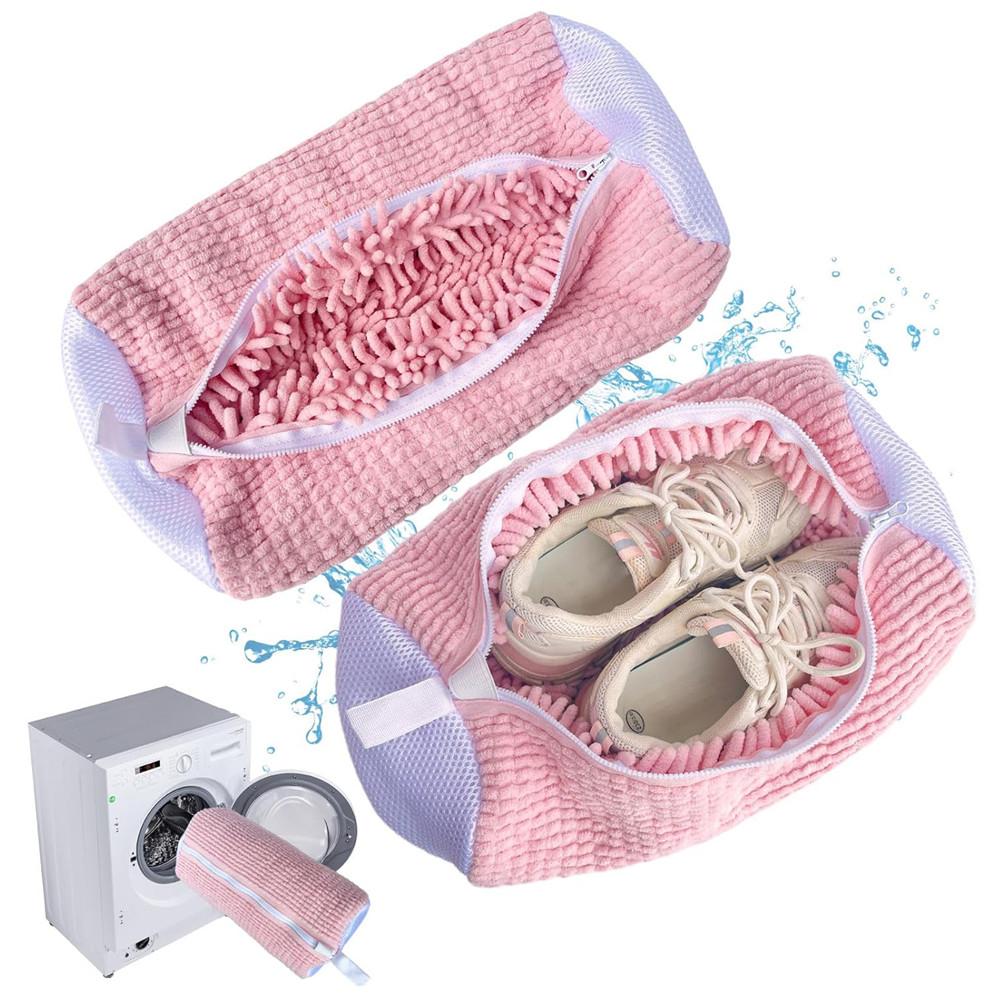1Pc Convenient Durable Shoe Washing Machine Bag for All Shoe Types Zipper Ideal for Sneakers and Casual Shoes Laundry Wash Bag