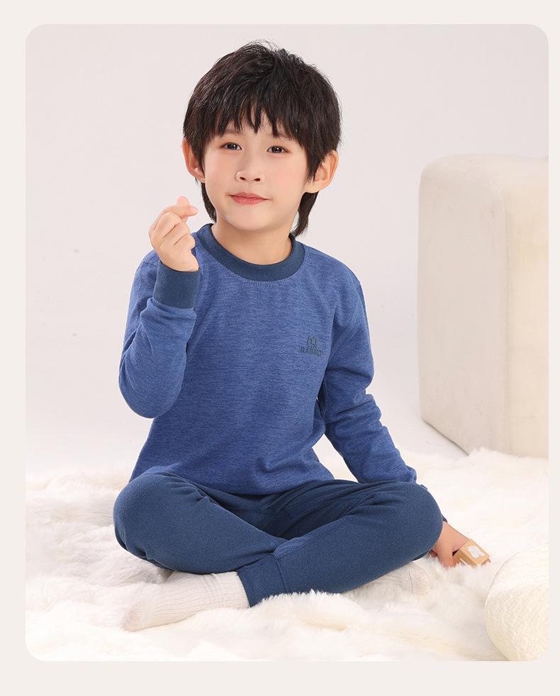 Kinder Herbst- & Winterkleidung: Jungen Warme Unterwäsche, Mädchen Hausanzug Set, Teenager Pyjama