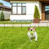 Garden Decorative Fence Metal Wire Fencing Border Outdoor 13in(H)*10ft(L) Small Fencing for Flower Bed Lawn Shrub Vegetable