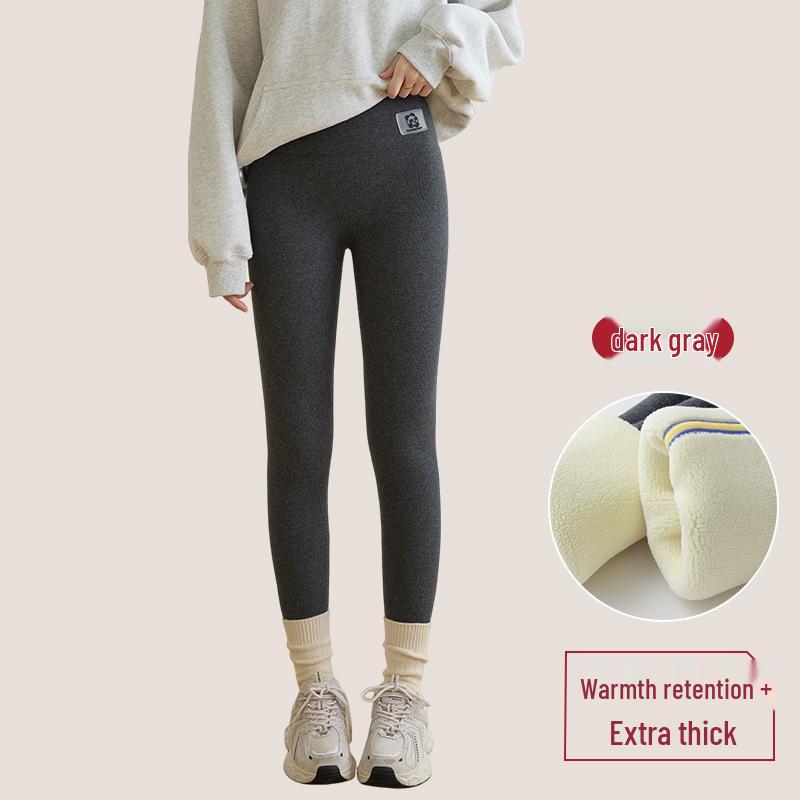 Women's 2025 High Waist Thick Fleece-Lined Cotton Wool Leggings for Winter