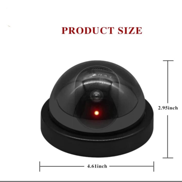 Simulated Indoor Dome Security Camera with LED Lights