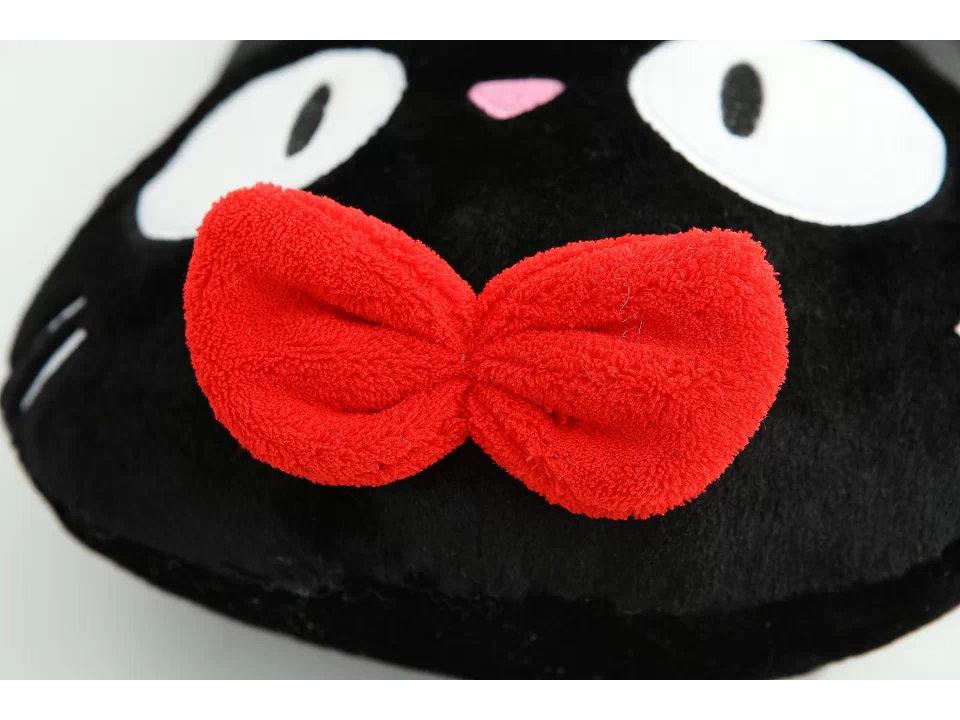 Biała Jizha Wiedźma Mały Czarny Kot Pluszowa Poduszka