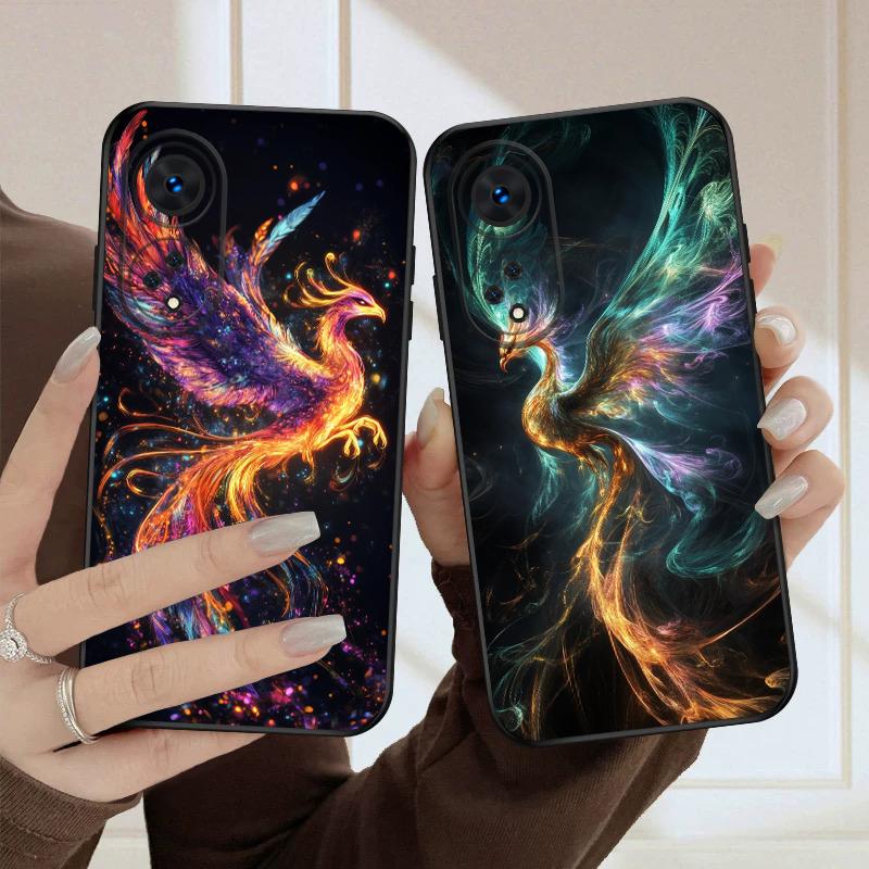 Cartoon Phoenix For Oppo A98 54s 17 96 40 60 80 58 79 74 Reno 10 4Z 5G 5 Lite Find X 2 3 8 Pro 13 12 silicone soft phone case