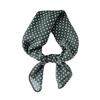 Japan and South Korea Simple Small Fresh Polka Dot Printing Square Scarf Curved Edge Silk Scarf Fashion Trend Photography Travel Thin Scarf