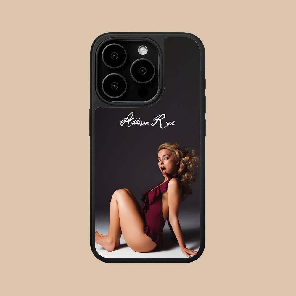 Addison Rae Mobile Phone Case for iPhone 17 16 15 14 13 12 11 Air Pro Max Plus Matte Surface Colorful Cover Smartphone Luxury