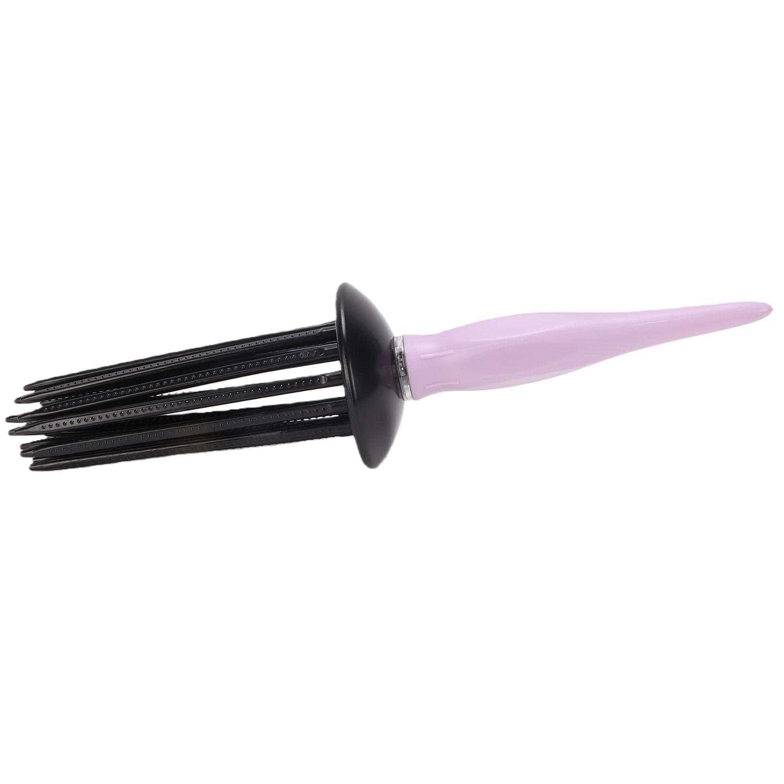 

Volume Comb for Curls 17 Teeth Volumizing Comb Travel Friendly H Tool Purple