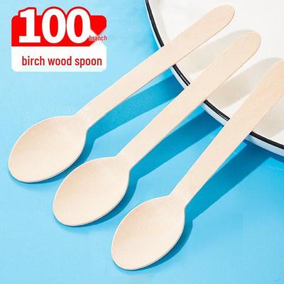 UO Disposable Bamboo Spoons (100-pack)