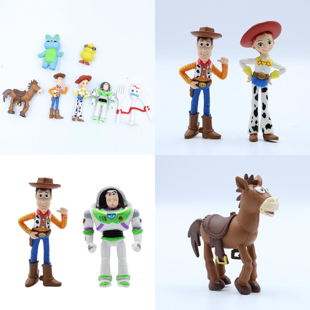 Cartoon Toy Figure From Toy Story Woody And Jessie Cake Decoration
