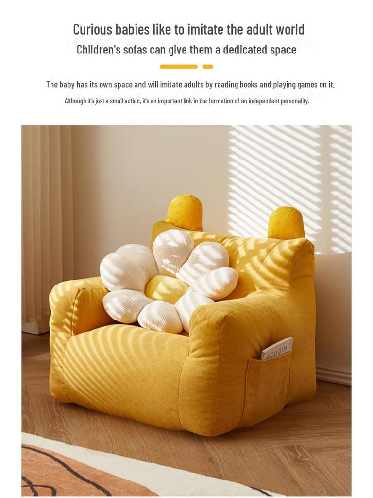 Scaun Puf pentru Copii cu Desen Animat - Scaun Sofa Drăguț pentru Bebeluși și Copii