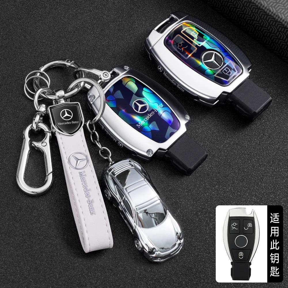 TGM3   Car Key Case Cover Key Bag Accessories For Mercedes Benz A B C S Class AMG GLA CLA GLC W176 W221 W204 W205 Shell Fob Keychain