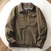 Men's Cotton-padded Clothes Wear Versatile Korean Jackets, Foreign-style Pure Cotton Loose Large-size Jackets, and Lapel Men's Clothing.