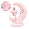 LED 3D Unicorn Bedside Desk Lamp Night Light Moon Lights Kids Bedroom