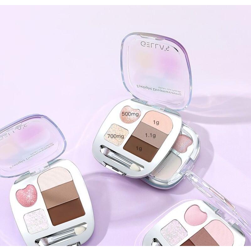 GELLA'S - Eyelight Dreamweaving Under-Eye Palette - Y02#Strawberry Puff