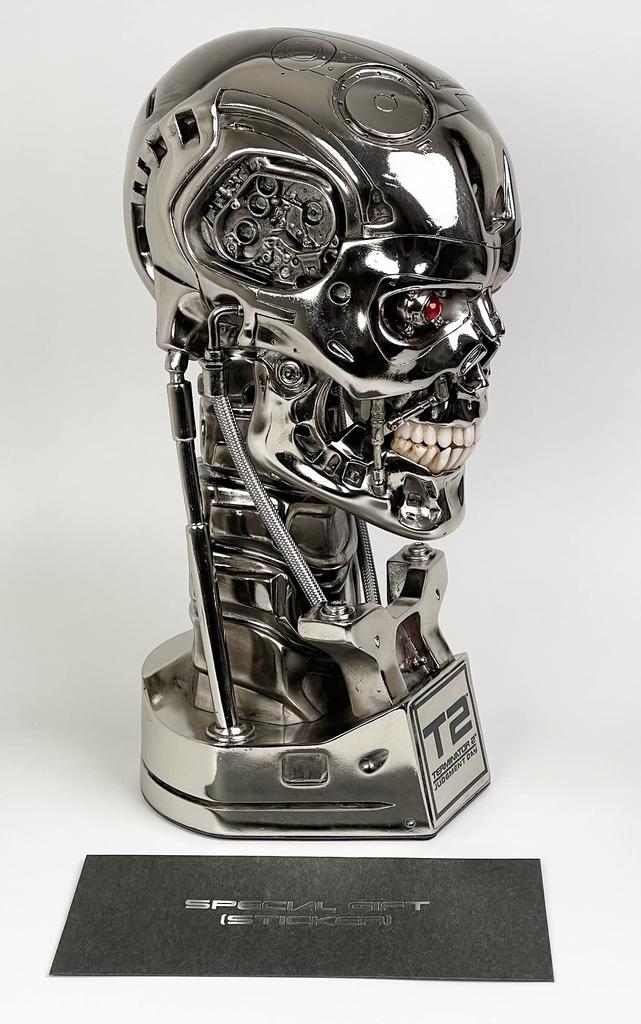 Terminator 2 Scale Endoskeleton Head with Logo Sticker To 1/1 T-800 Life-Size Ver. 2.0+ (Made Order)