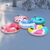 Ski Ring Inflatable Pvc Sledding Tube Thicken Snow Tubing Winter Snow Tube With Handle Snow Racer Durable Snow Sled Board 1Pc