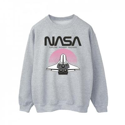 NASA Mens Space Shuttle Sunset Sweatshirt