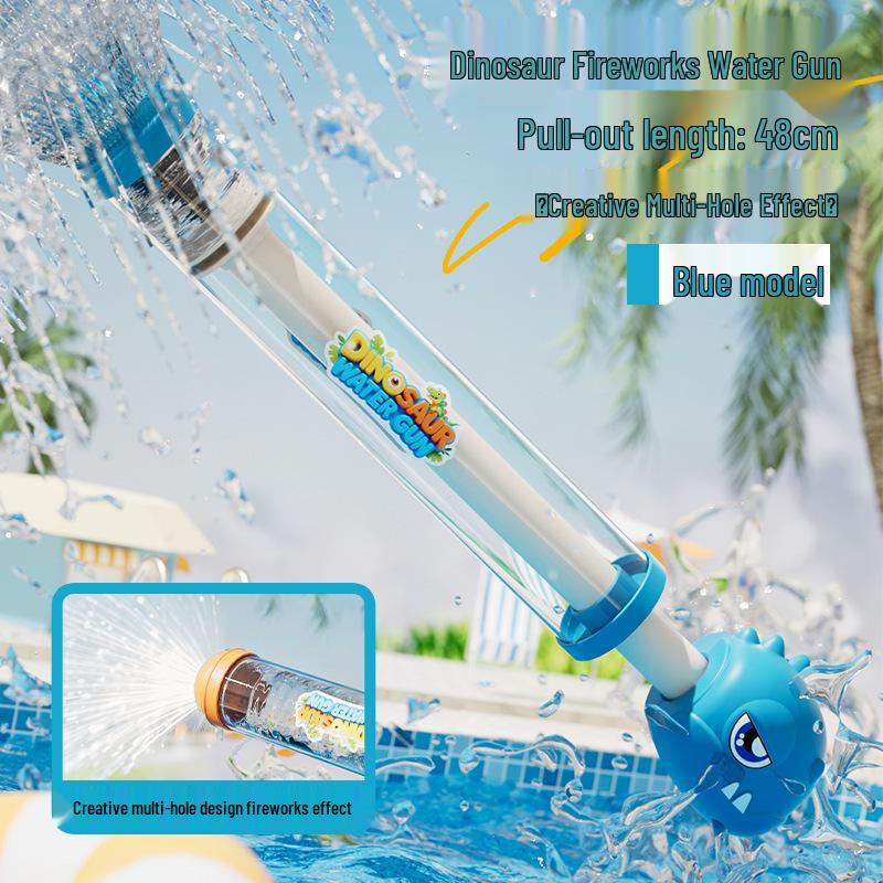 Summer Beach Dinosaur Fireworks Water Gun: Spinning Sprayer for Water Fights