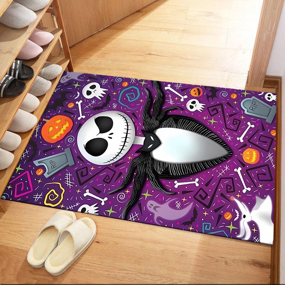Halloween 95 Area Rug Design for Balcony Dormitory Entryway Playrooms Anti-slip Rug Office Home Decor Wedding Party Gift