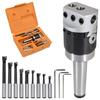 VidaXL Boring Tool Set 15 Pcs 50 Mm Boring Head MT3-F1-12