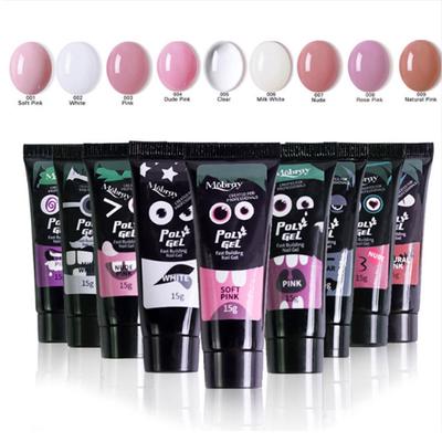 15ml Poly Gel Extension Crystal Finger Jelly Polygel Nagelgel Camouflage UV LED Hard Gel Acryl