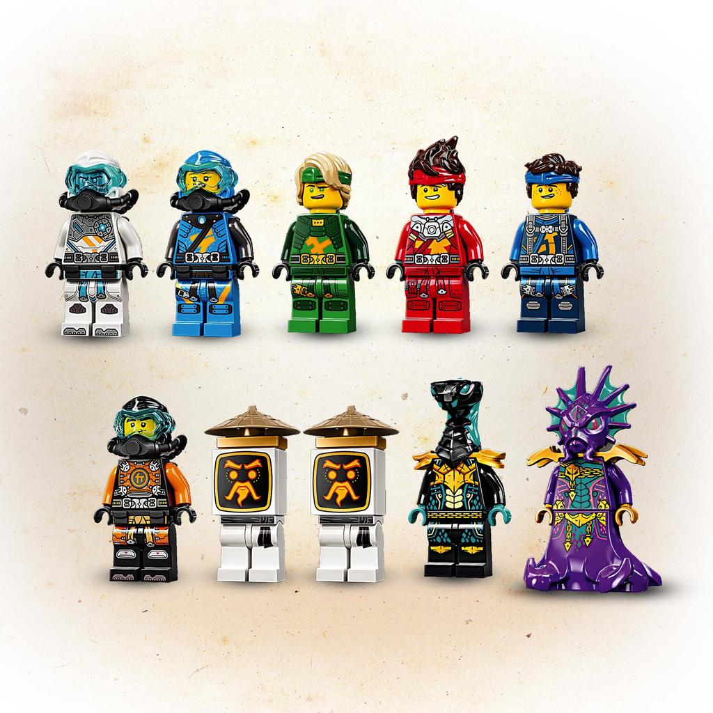 LEGO Ninjago Underwater Battleship Bounty 71756, Toy, Building Blocks, Gift, Ninja, Vehicle, Sea, Boys, Ages 9 and Up