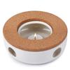 Pokaro Tea Teapot Candle Ceramic Tea Keeps and Tea Warmer Creates a Cozy Atmosphere for Evening Tea and Cheese Fondue Warmer, Warmer, Warmer, Tea,