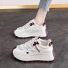 New Spring Autumn Women's Breathable Sneakers Thick Bottom Increased Casual Shoes