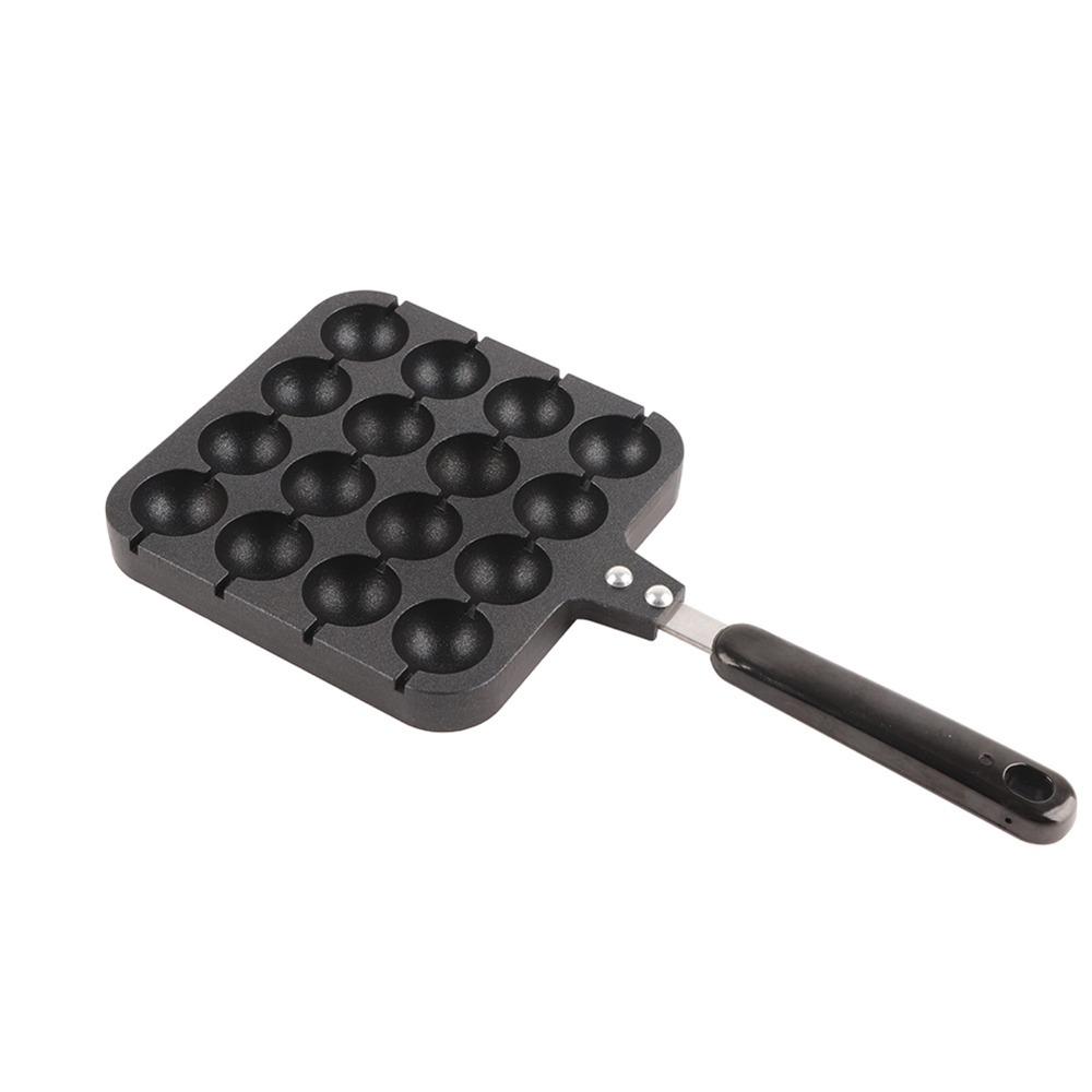 Cast Aluminum Alloy Cooking Tray 16-Hole Household Plate Smooth Snack Grill Plate Street Stall
