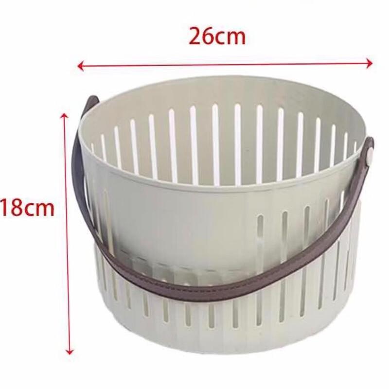 Lazy Rabbit Leju Plastic Handle Basket