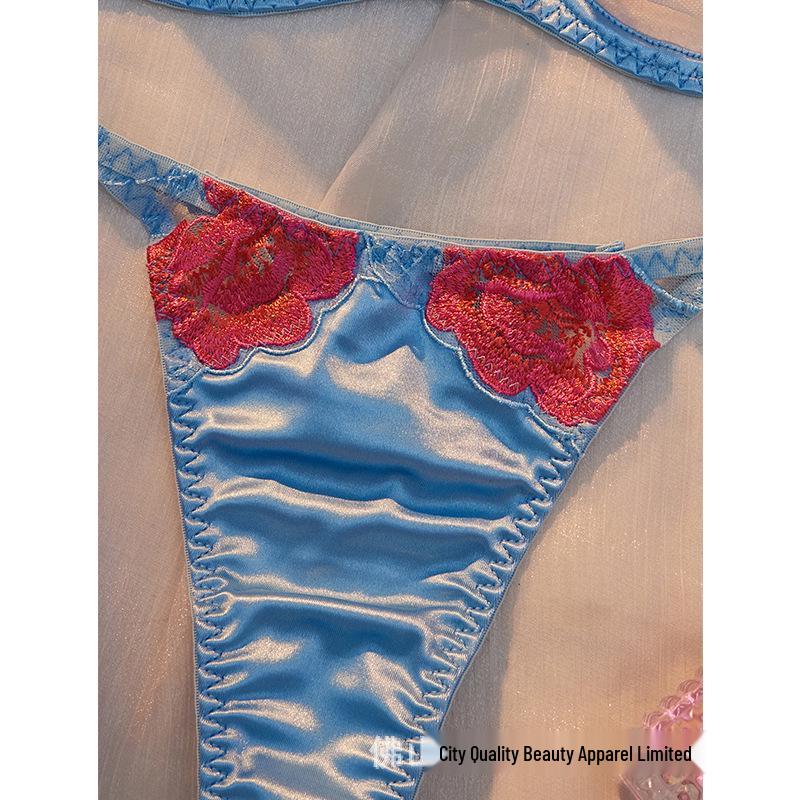 Transparente grenzüberschreitende Damenunterwäsche - Kein Schwamm Sexy BH Dessous