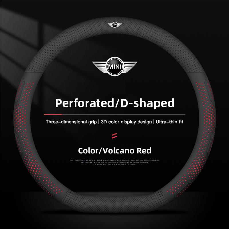 Car Steering Wheel Cover Ultra-thin Breathable Case For MINI Cooper R56 F56 R50 JCW Cabrio Aceman Countryman Clubman Roadster