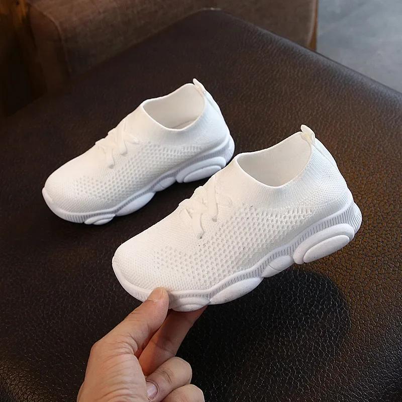 Baby Sneakers 2025 Fashion Children Flat  Infant Kids Baby Girls Boys Solid Mesh Sport Running Sneakers Shoes