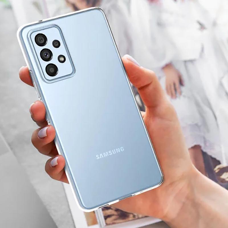 Ultra Thin Silicone Clear Soft Case for Samsung S23 Ultra A54 A34 A14 A04 A04S A53 A73 A33 A23 A13 A52 A32 A22 A72 A12 A51 A71 Full Shockproof Cover