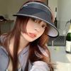 Outdoor Sun Protective Hat for Women Breathable Hollow Top Design Wide Brims Hat for Various Activity Fishing Cycling