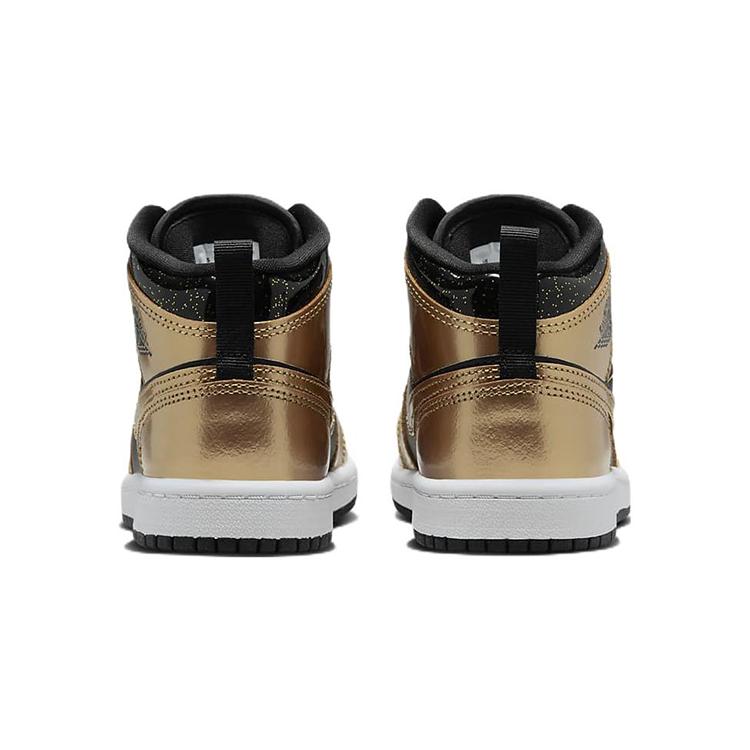Jordan 1 Mid SE Metallic Gold Black PS DR6968-071