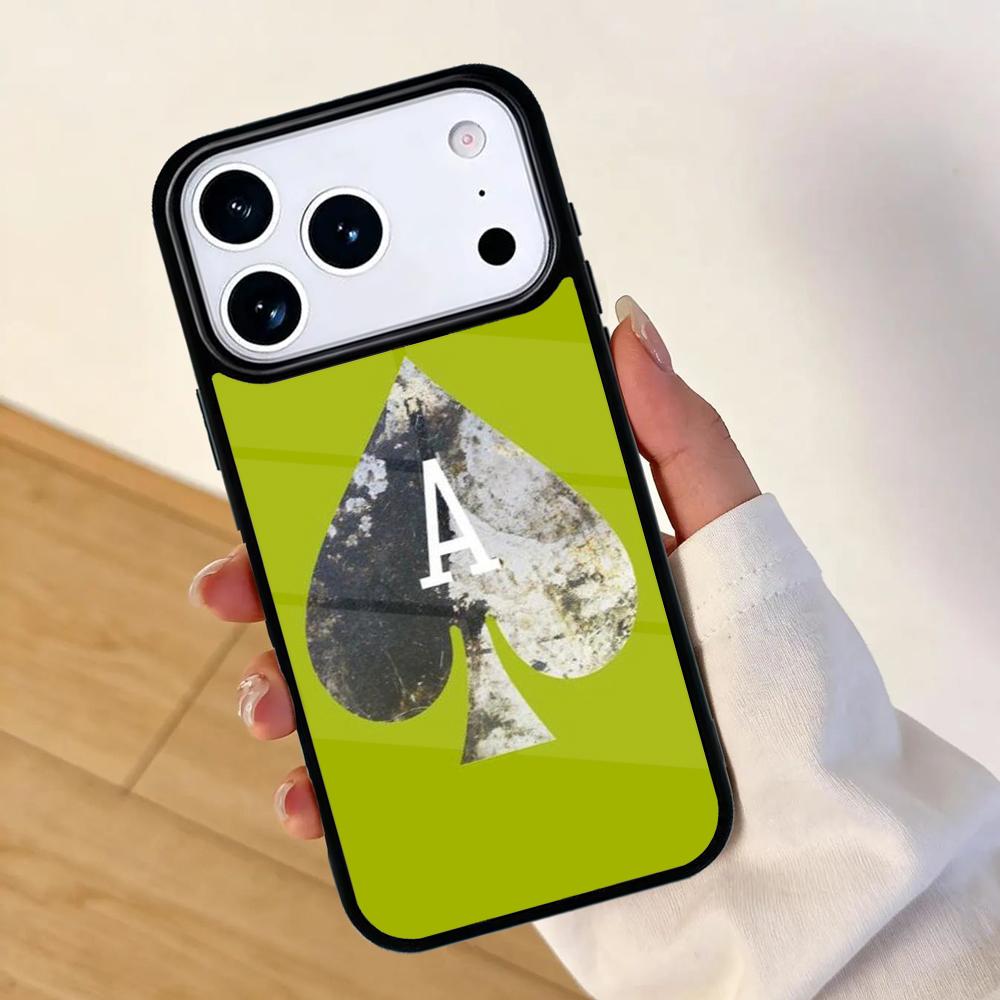 Ace of Spades Poker Mobile Phone Case for IPhone 17 AIR 16pro Max 15 14 13 12 11 Bumper Cover iPhone 13 mini